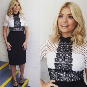 Zara Tube Dress with Lace Top